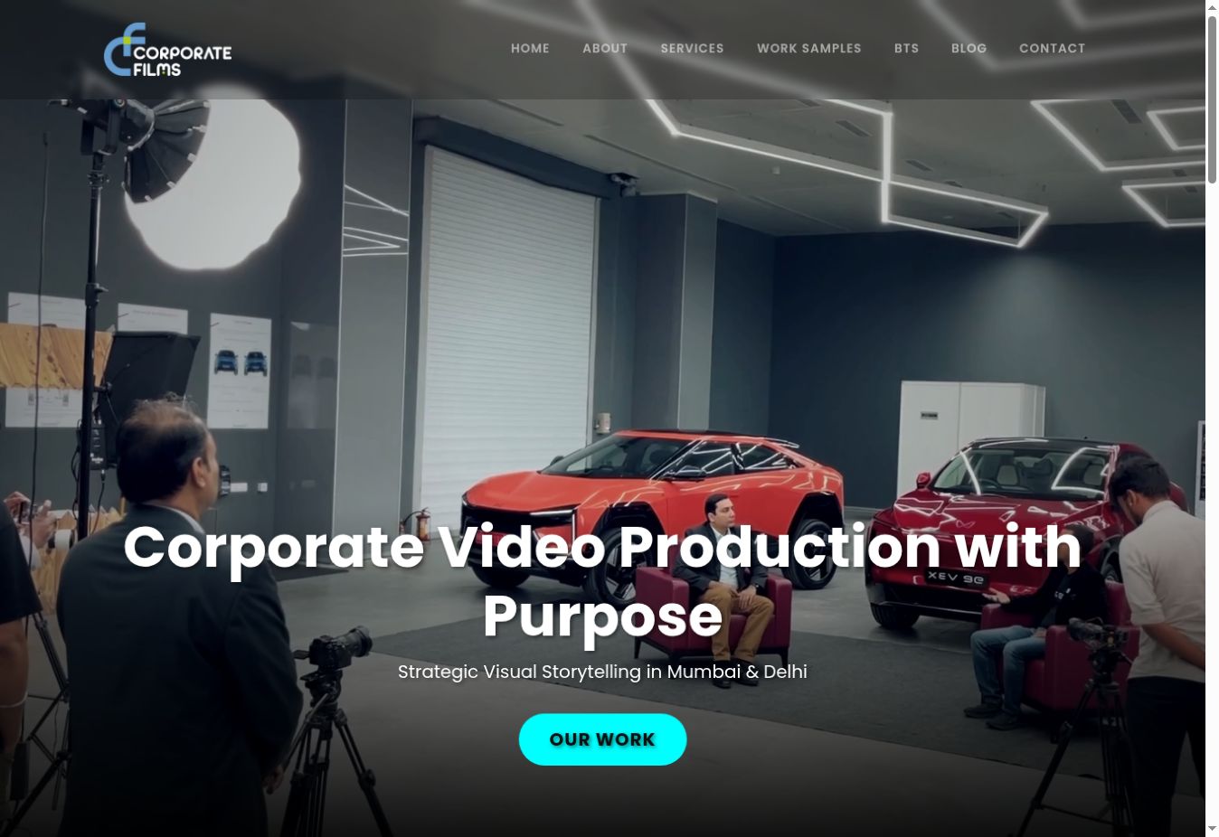Corporate Films website screenshot