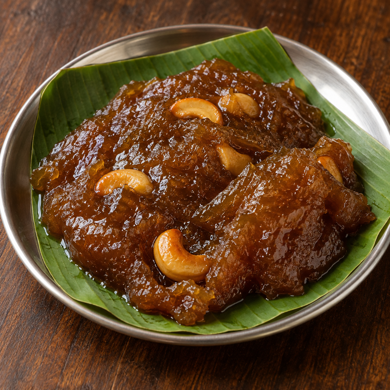 Tirunelveli Halwa (100 g): Glossy wheat halwa with a rich ghee finish.